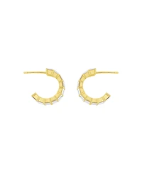 And Now This Triple Row Baguette Hoop Earrings