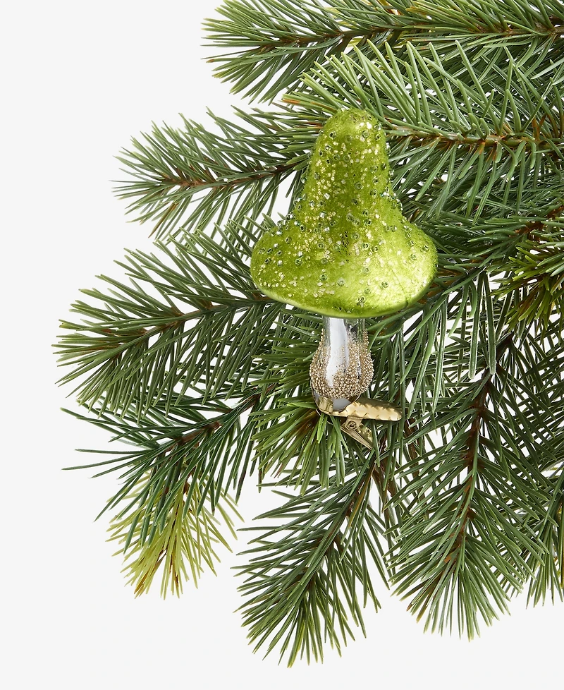 Holiday Lane Enchanted Forest Glass Mushroom Clip Ornament, Macy's Exclusive
