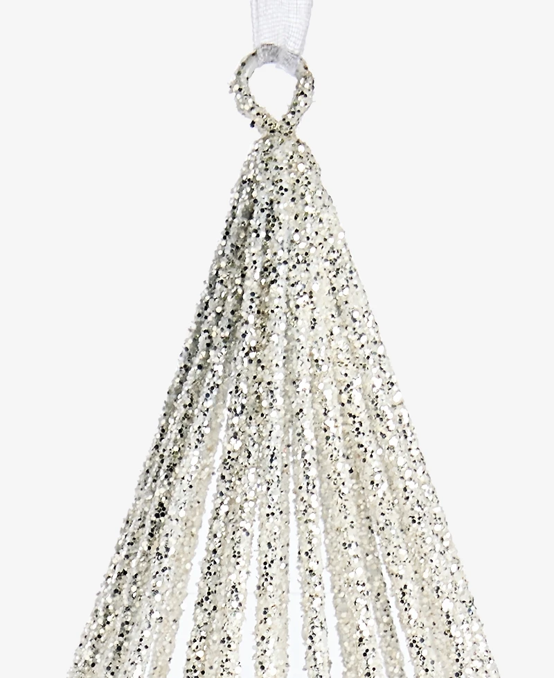 Holiday Lane Gilded Glamour Iron Glitter Drop Ornament, Macy's Exclusive