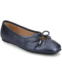 Journee Collection Women's Callee Ballet Bow Slip On Dress Flats
