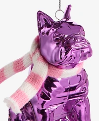 Holiday Lane Eclectic Charm Pink Glitter Dog Ornament, Macy's Exclusive
