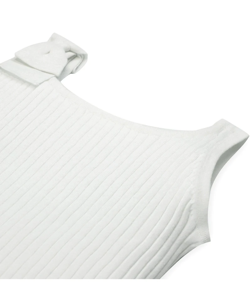 Hope & Henry Girls Sleeveless Sweater Tank with Bow