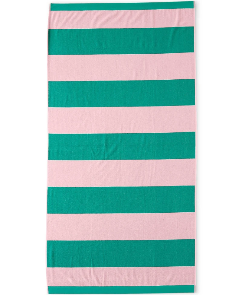 Lands' End Cabana Stripe Beach Towel