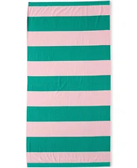 Lands' End Cabana Stripe Beach Towel