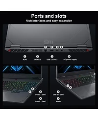 Thunderobot Radiant 16 4060 2.5K Gaming Laptop, 16" Wqxga 240Hz Display, 14th Gen Intel i7-14650HX, GeForce Rtx 4060, 16GB DDR5 Ram, 1TB PCIe Ssd, Rgb
