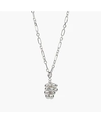 Sterling Silver Isabelle Cluster Pendant Chain Necklace