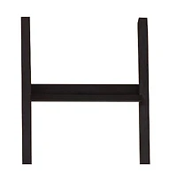 Wood 4-Tier Ladder Bookcase – Modern Leaning Bookshelf Display