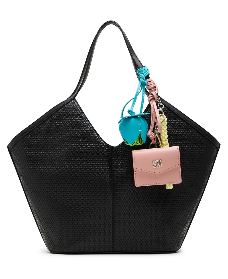 Steve Madden Maira Embossed Woven X-Large Tote Bag