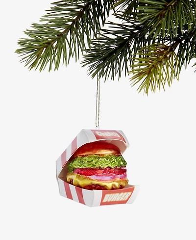 Holiday Lane Foodie Burger in A Box Ornament, Macy's Exclusive