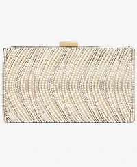 I.n.c. International Concepts Randdi Wavy Imitation Pearl Clutch, Exclusively at Macy's