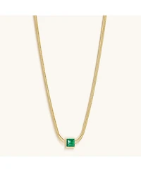 Devote & Achieve Emerald Evil Eye May Birthstone Necklace