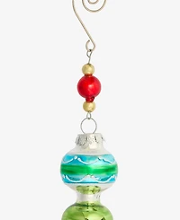 Holiday Lane Merry Magic Glass Finial Ornament, Macy's Exclusive
