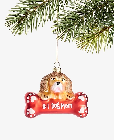 Holiday Lane Pets Dog with Bone Ornament, Macy's Exclusive