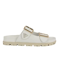 Guess Women's Fasten Double-Buckle Footbed Sandals
