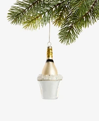 Holiday Lane Spirits Champagne On Ice Ornament, Macy's Exclusive
