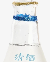 Holiday Lane Spirits Glass Sake Bottle Ornament, Macy's Exclusive