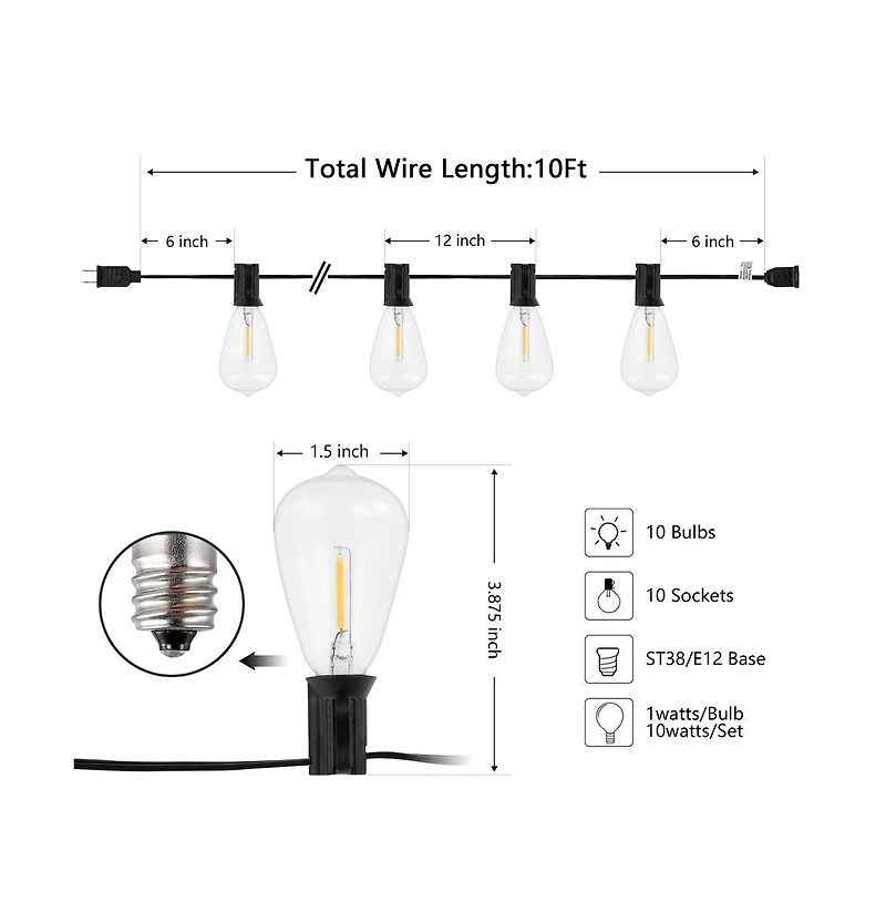 Dorcia Led Outdoor String Light