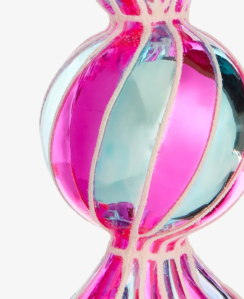 Holiday Lane Sugar Plum Glass Wrapped Candy Ornament, Macy's Exclusive