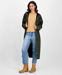 Rains Women's Snap-Front Waterproof Maxi Raincoat