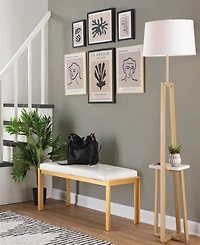 Lumisource 68" Wood Cosmo Floor Lamp