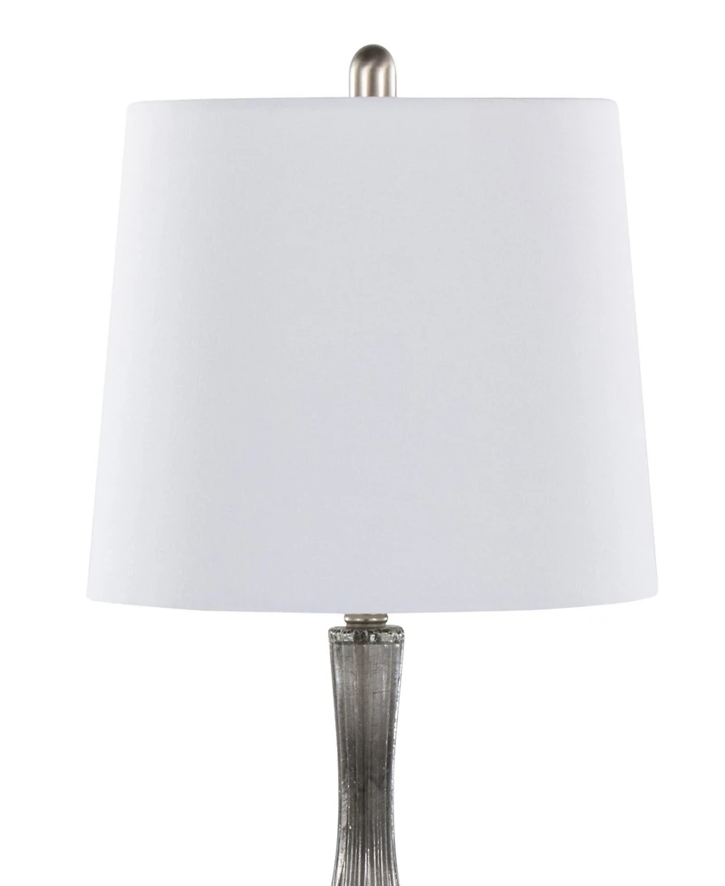 Lumisource 27" Glass Jenny Contemporary Table Lamp, Set of 2