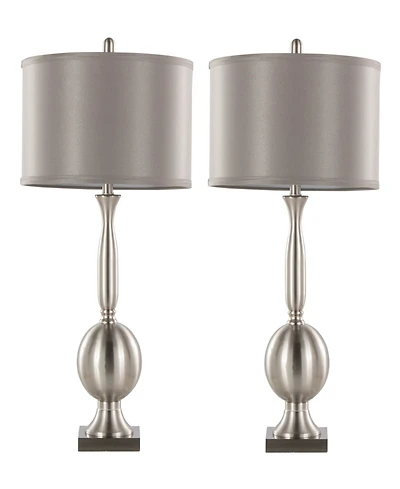 Lumisource 30" Metal Joan Contemporary Table Lamp, Set of 2