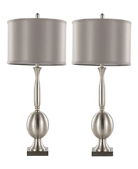 Lumisource 30" Metal Joan Contemporary Table Lamp, Set of 2
