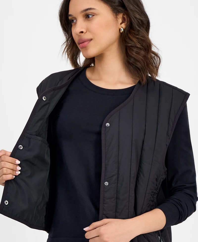 Rains Women's Stand-Collar Zip-Front Vest