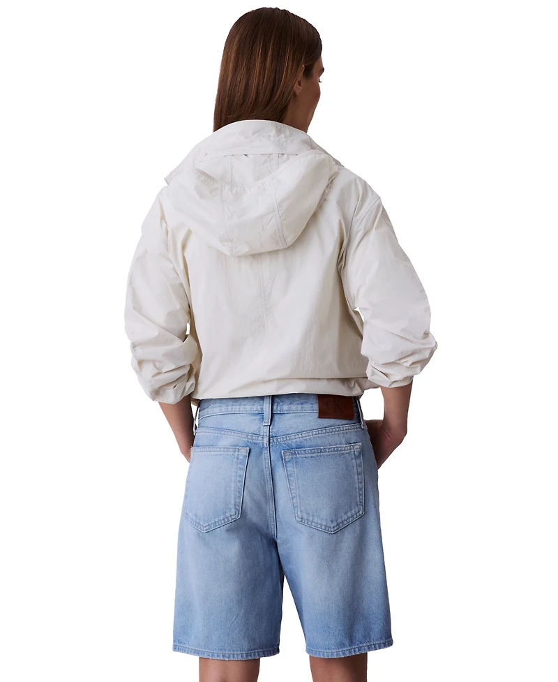 Calvin Klein Jeans Women's Relaxed Denim Bermuda Shorts