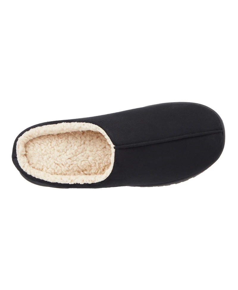 Isotoner Men's Microsuede Rory Clog Slippers