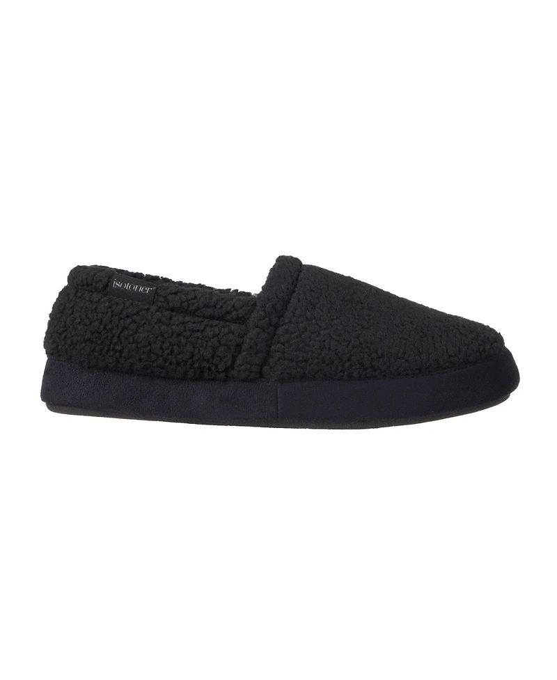 Isotoner Men's Berber Closed Back Slippers