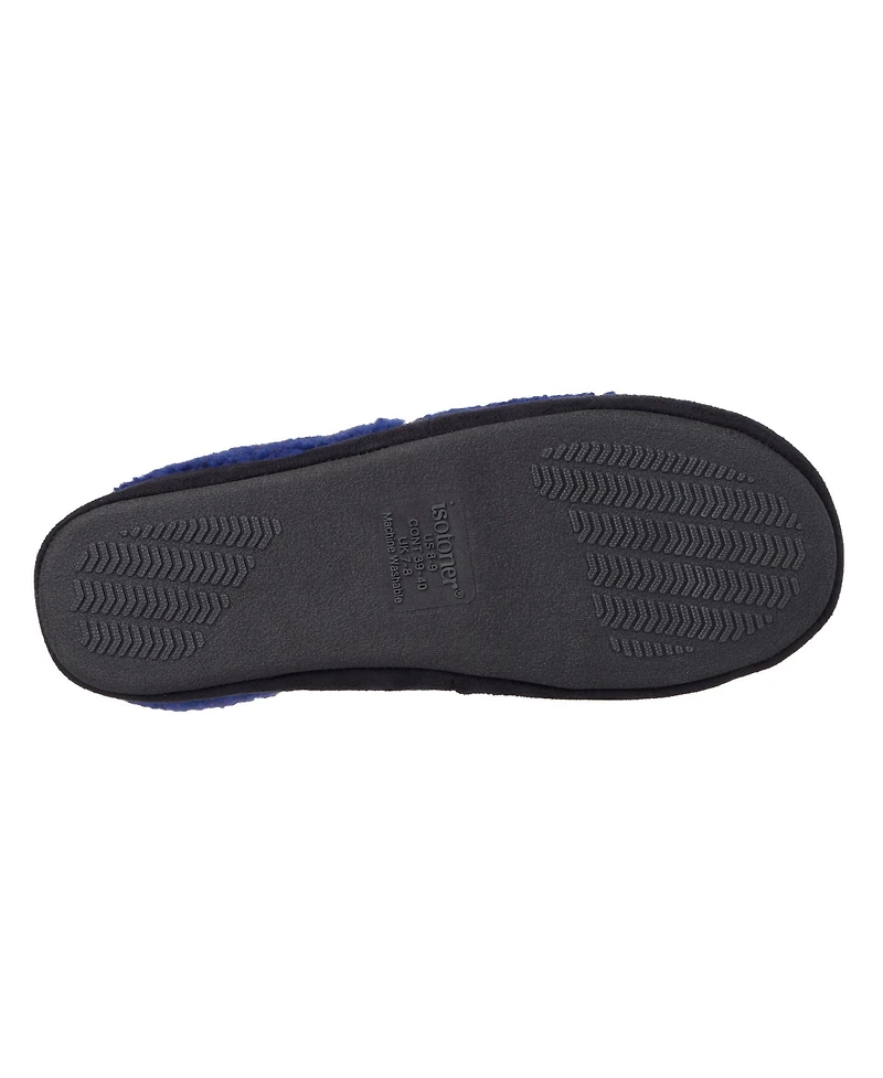 Isotoner Men's Berber Closed Back Slippers