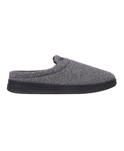 Isotoner Men's Heathered Knit Brady Clog Slippers