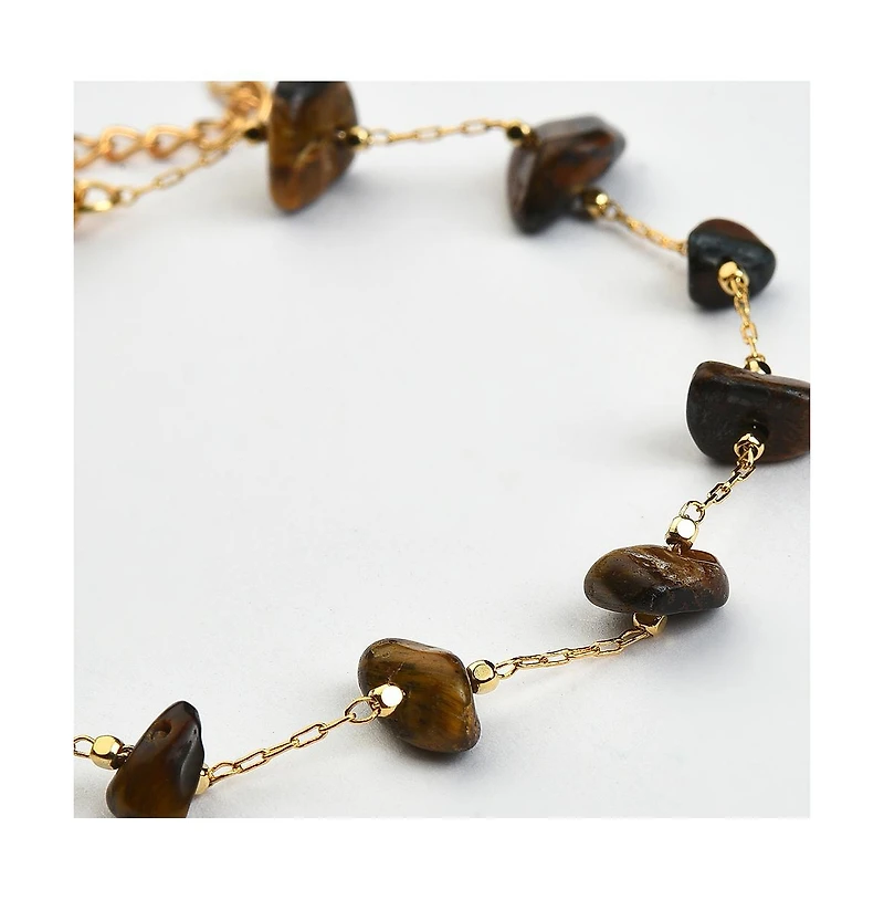 Sohi Women's Stone Chain Anklet
