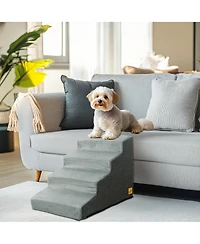 Bingopaw 4-Step Non-Slip Sponge Dog Stairs for Small Dogs