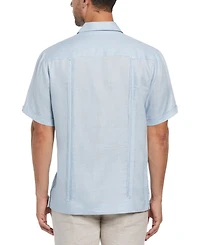 Cubavera Men's 100% Linen Short Sleeve 4 Pocket Guayabera Shirt