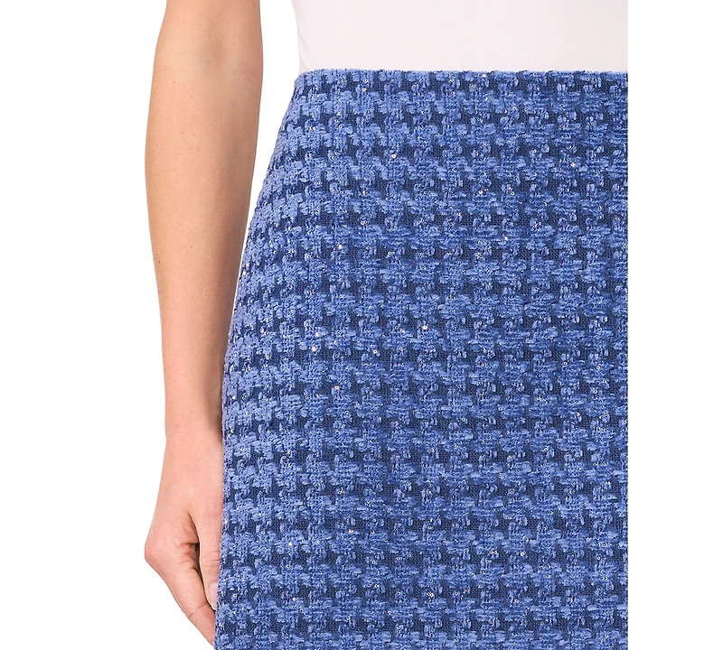 CeCe Women's A-Line Tweed Mini Skirt