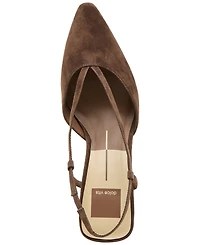 Dolce Vita Women's Ginay Pointed-Toe Slingback Blade-Heel Pumps
