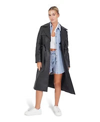Belle & Bloom Women's Unstoppable Leather Trench
