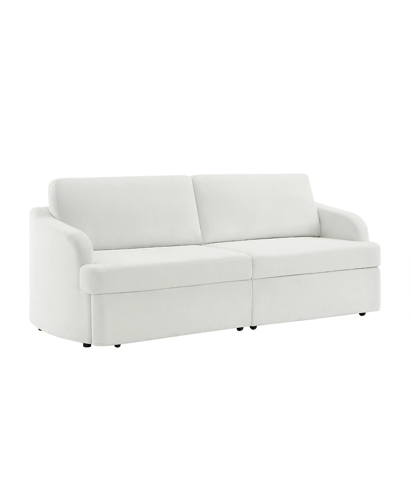 Serta 91.3" Polyester Medford Convertible Sofa