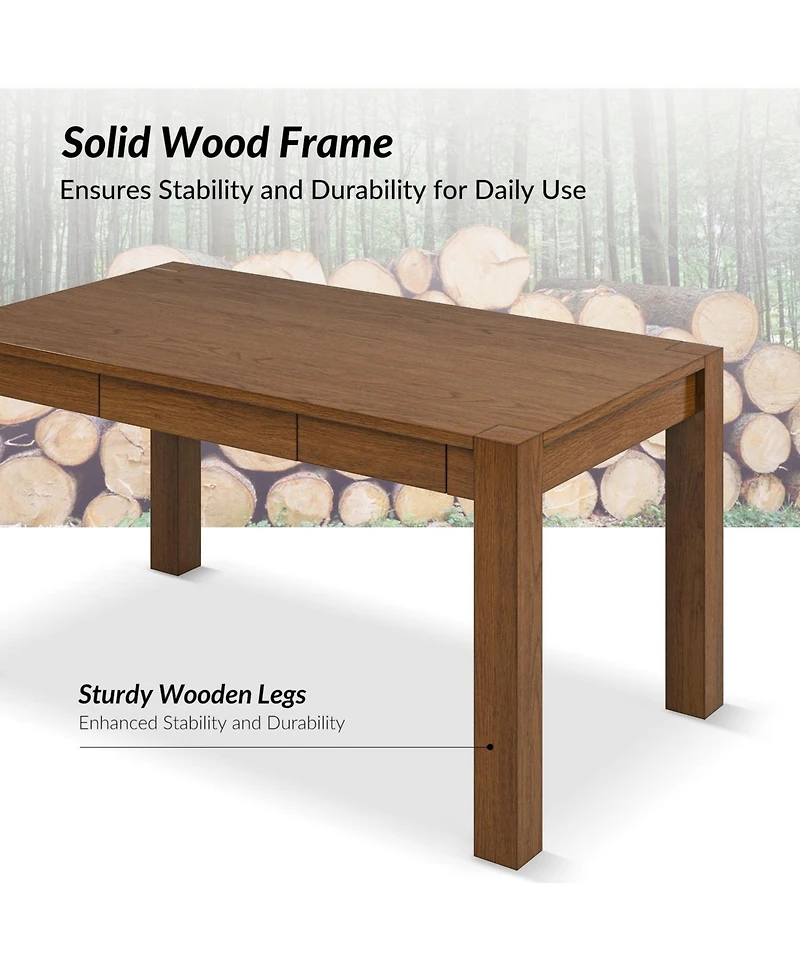 Andrea Solid Wood Dining Table