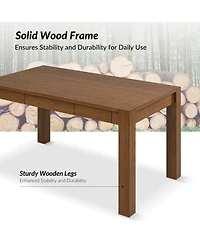 Andrea Solid Wood Dining Table