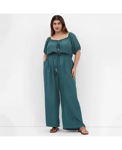 City Chic Plus Erica Jumpsuit