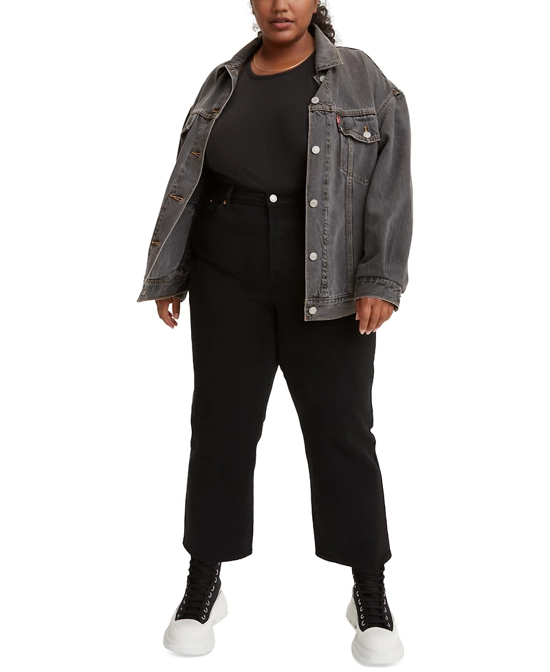 Levi's Plus Wedgie High-Rise Straight-Leg Jeans