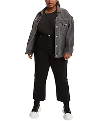 Levi's Plus Wedgie High-Rise Straight-Leg Jeans