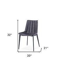 Set of 2 Modern Dining Chairs for Kitchen or Dining Room Seating