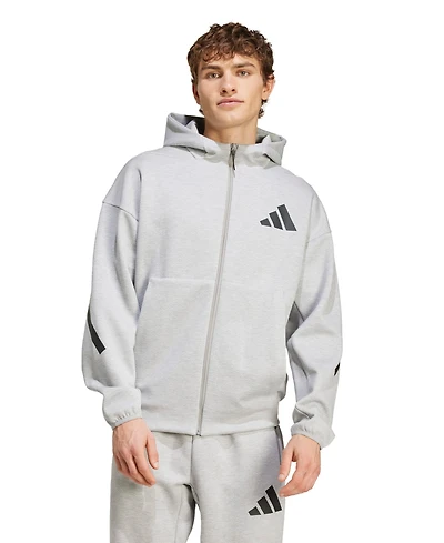 adidas Men's Full Zip Hooded Sweatshirt