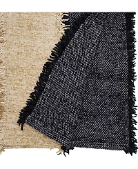 Saro Lifestyle Color Cascade Fringed Table Runner