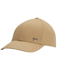 Boss by Hugo Boss Men's Logo Trim Cotton-Twill Hat