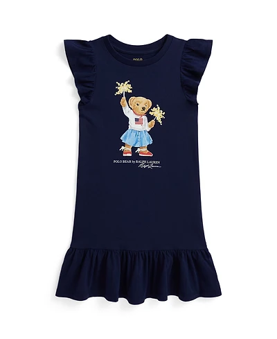 Polo Ralph Lauren Toddler and Little Girls Bear Jersey Dress